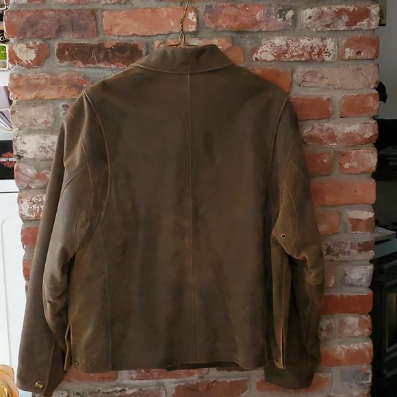 Mens Territory Ahead leather jacket